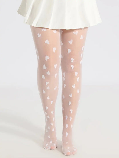 Plus size Ultra-Thin heart slim sexy Stocks