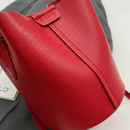 Crossbody PU Material Versatile Bucket Bag