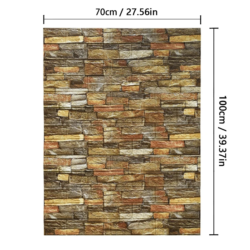70cm High quality DIY 3D Wallpaper Moisture