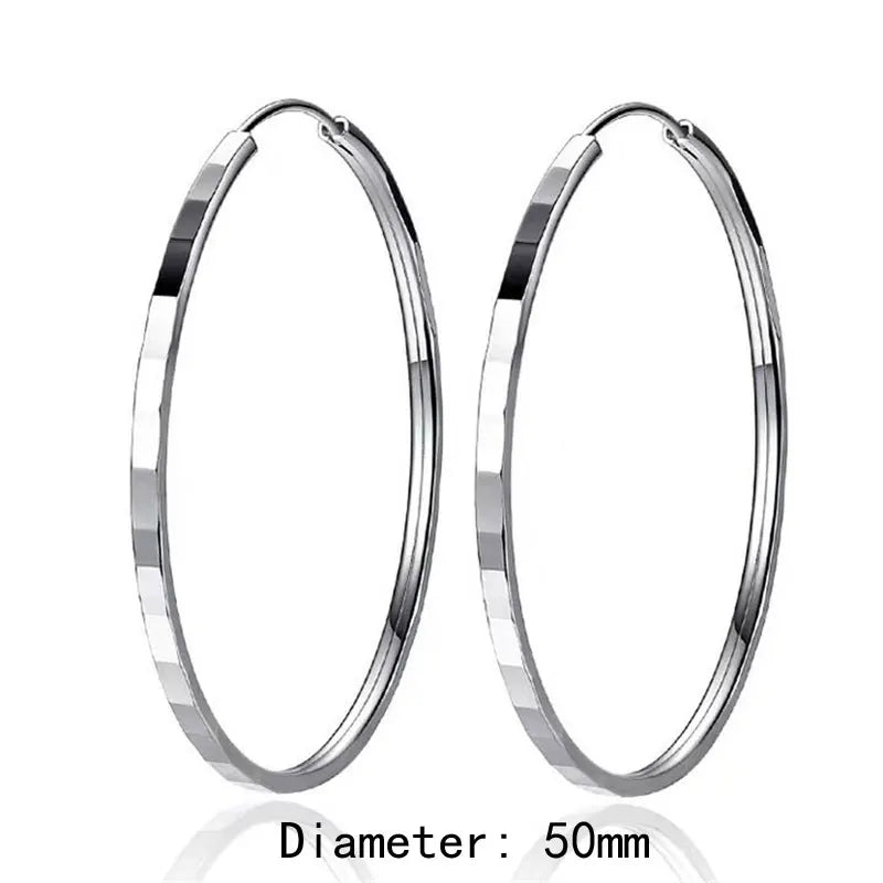 Senlissi 18K Gold Plated Hoop Earrings
