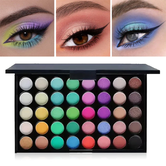 Glitter Eyeshadow Palette Matte Waterproof Cosmetics