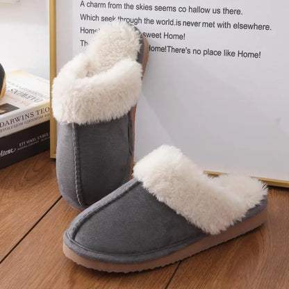 Crestar Winter Home Warm Comfortable Fur Slippers