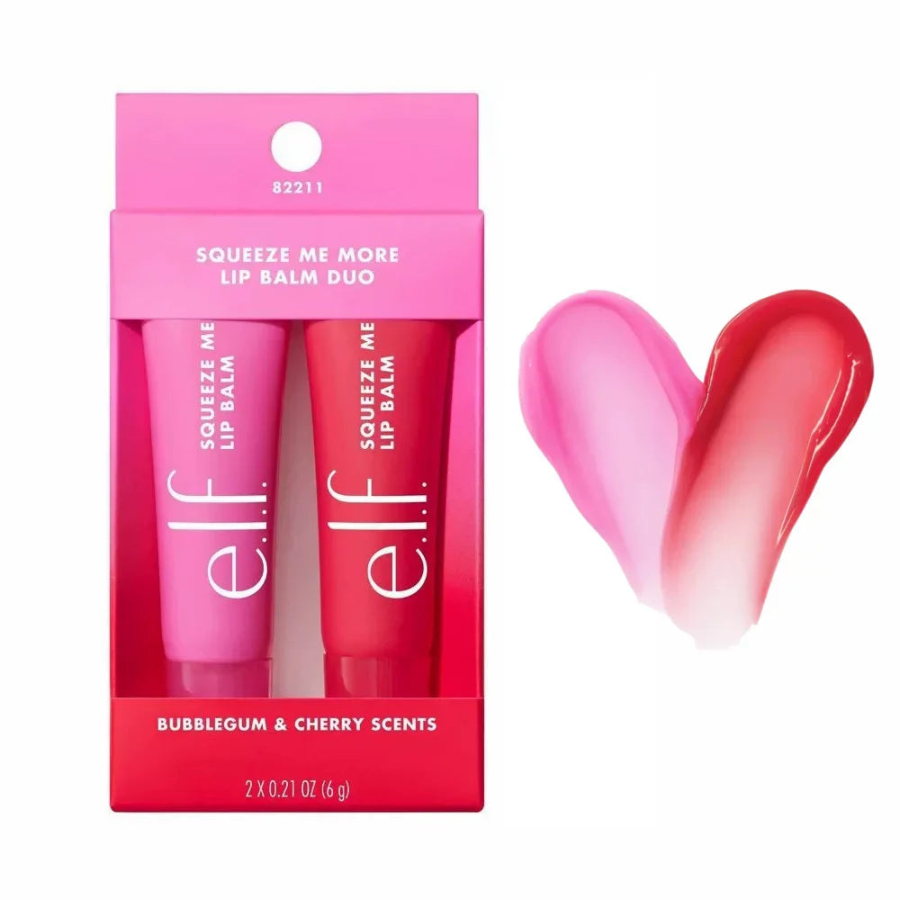 Elf Lip Gloss Tinted Lip Balm Improves Lip Lines Dryness for Naturally Plump Lips and Lightweight Hydrating Nourishes