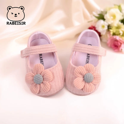 Cute Flower Mary Jane Flat Shoes