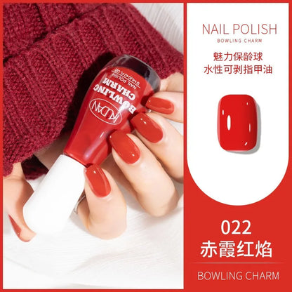 40 Colors Nail Polish Water-based Quick Drying Tearable Nail Art