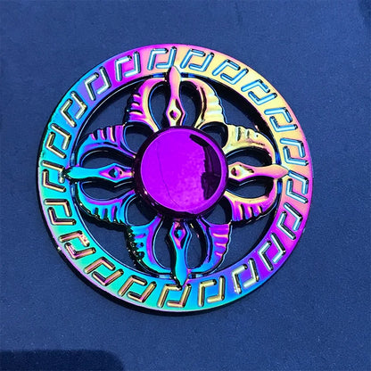 Rainbow Metal Spinner Finger Spinners Stress Anxiety Relief