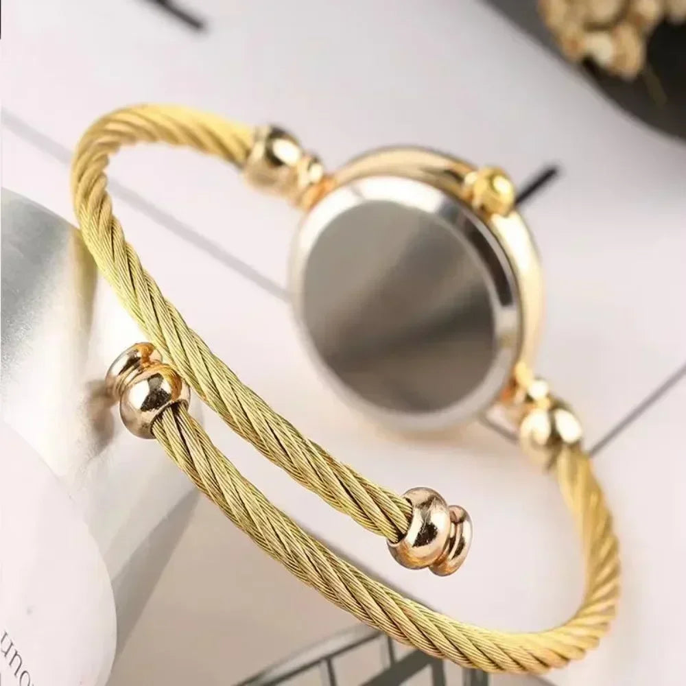 Small Gold Bangle Bracelet Luxury Watches S