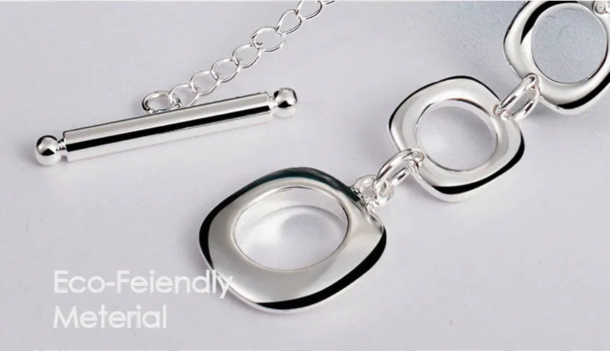925 Sterling Silver Round Chain Necklace Jewelry