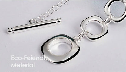 925 Sterling Silver Round Chain Necklace Jewelry
