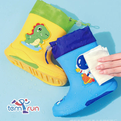 Cartoon Girl Rabbit Rain Boots Rubber Waterproof Shoes