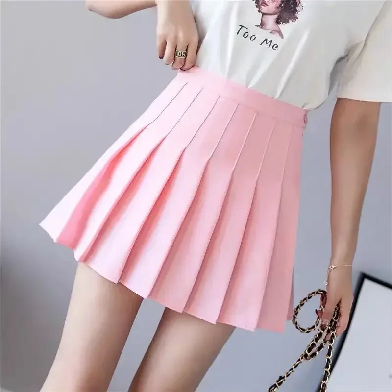 High Waist Slimming  Sports Tennis skirt