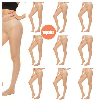 2/5 أزواج من الجوارب الحريرية الضيقة المضادة للخطاف