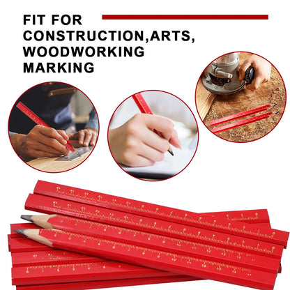 Anti-Slip Wooden Pencil Millimeter Scale Professional Pencil