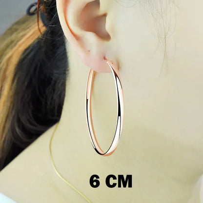 DANA 18K Gold Plated Hoop Earrings