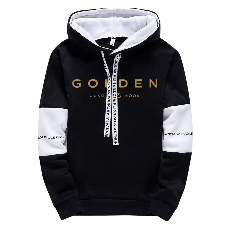 Jung Kook Print Hooded Sweatshirts Sweatpants Pullover