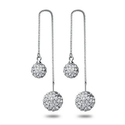 925 sterling silver zirconia stud earrings