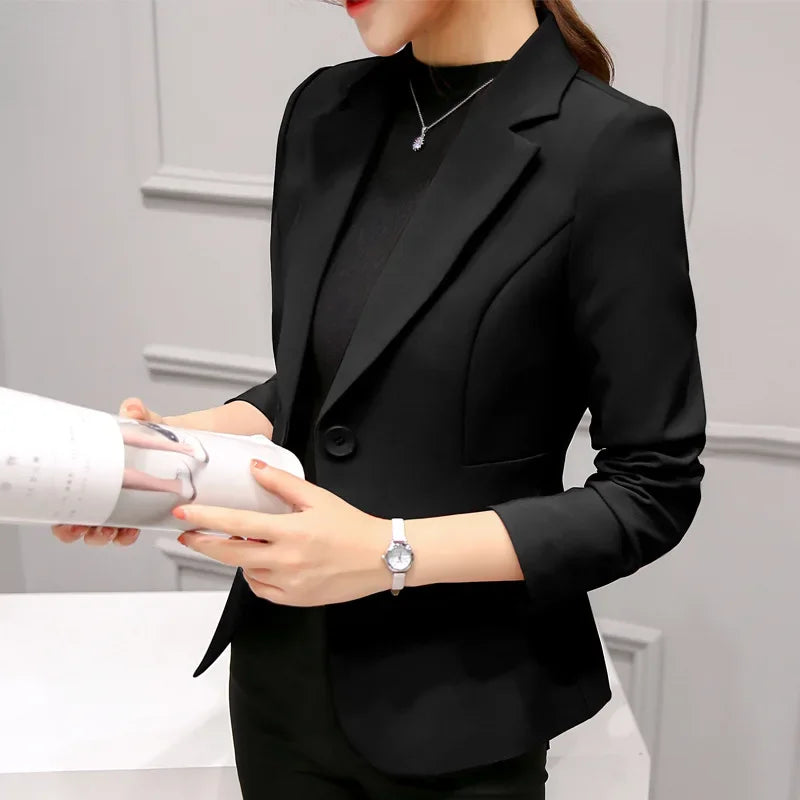 Slim Blazers Lady Office Work Suit