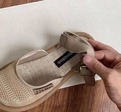 Baotou Casual Flat Bottom Breathable sandals beach shoes