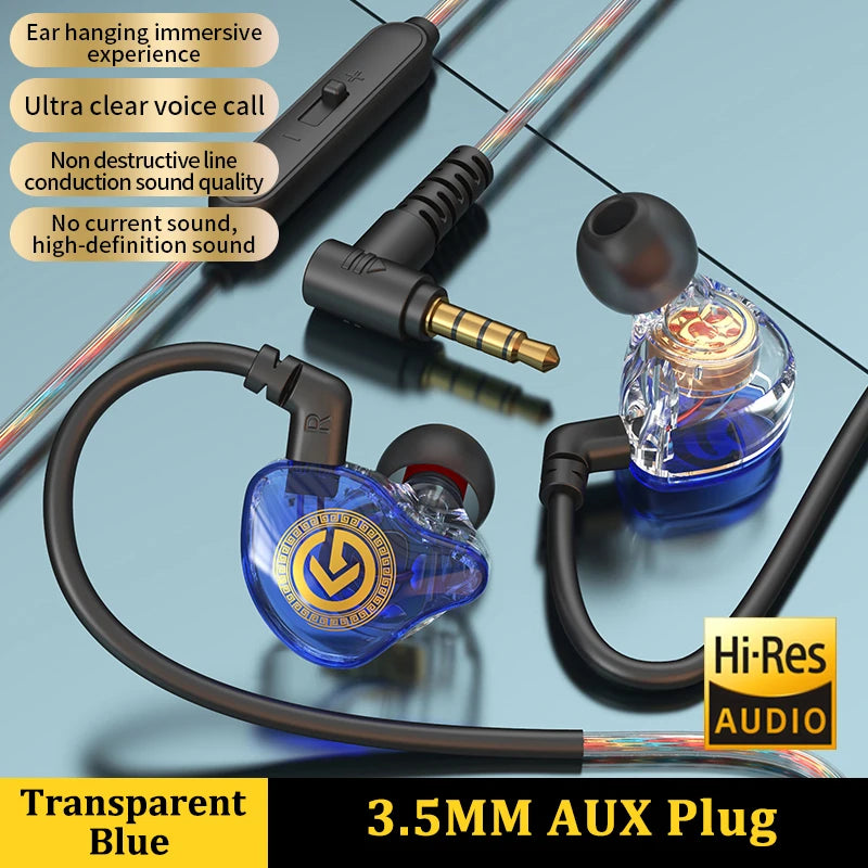 Wired Earphone 3.5mm Type C Digital Chip In Ear Headphone