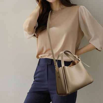 Retro Texture Large Capacity Shoulder Bag