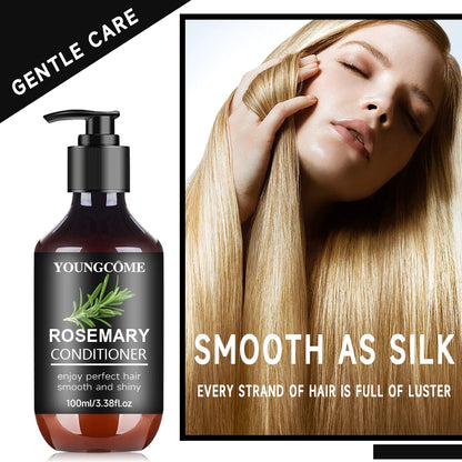 Rosemary Kit 4in1  Mask+Shampoo+Conditioner+Oil Helps Strengthen Weak Hair Care