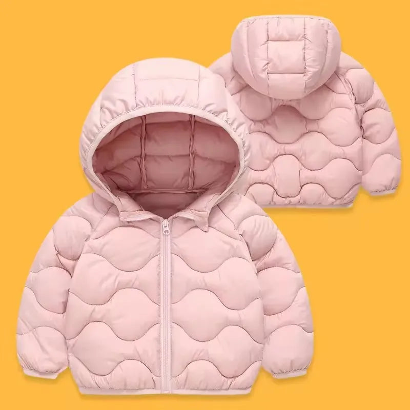 Lightweight Down Winter Warm Outerwear Hooded Long-Sleeved Cotton Jackets