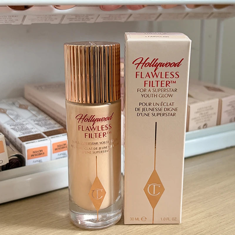 Charlotte Tilbury CT Two-color Heart-shaped Blusher Naturally High-gloss Liquid Powder Set Brightening Pearlescent Glow Powder