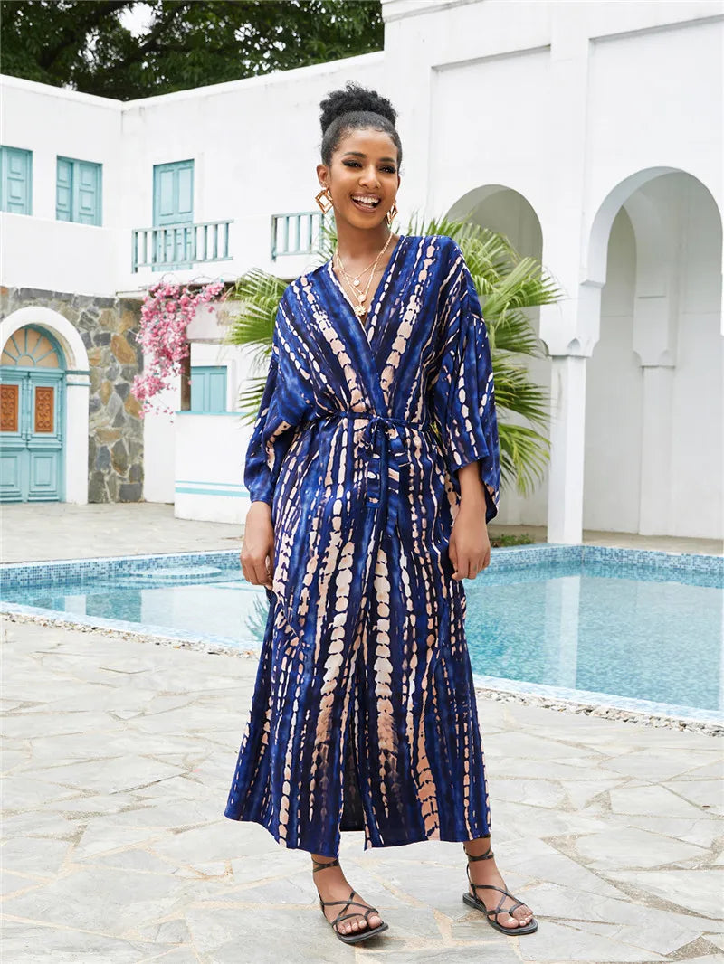 Long Kimono Swimsuit Cover up Outfits Bathing Suit