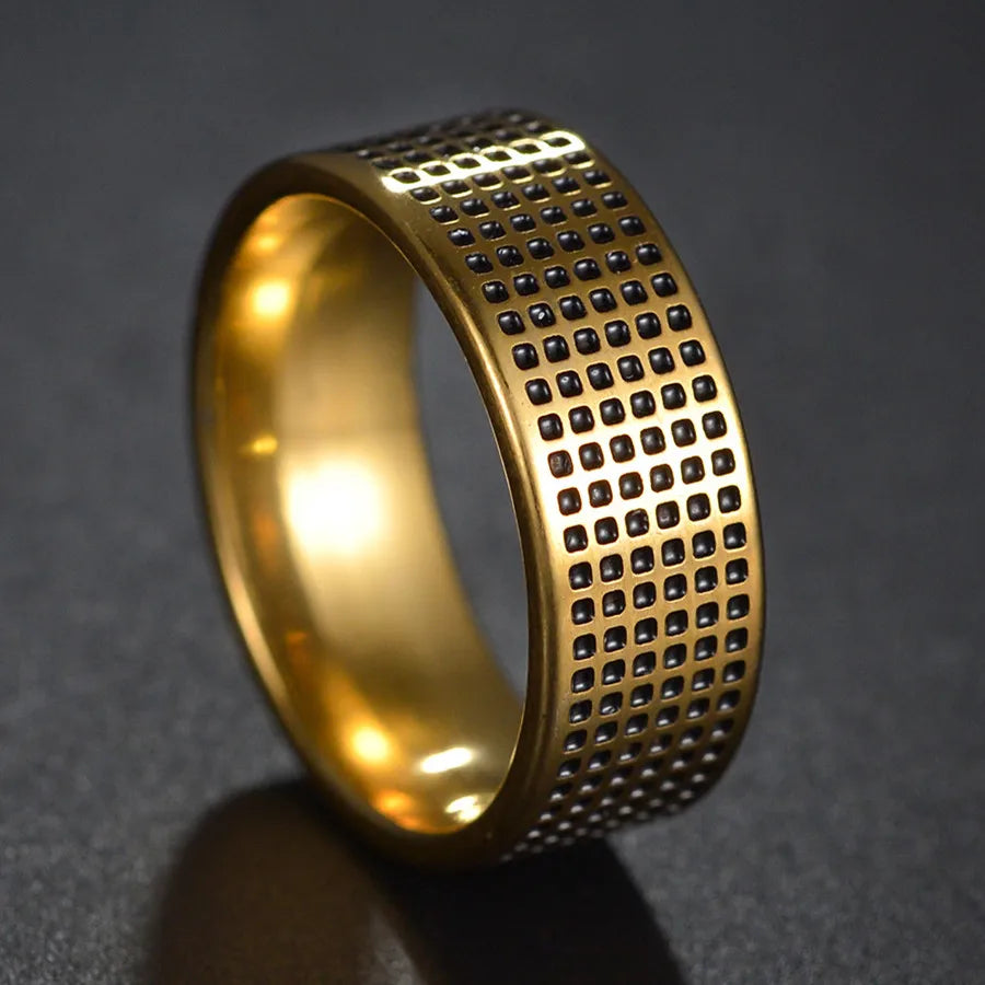 Stainless Steel Matte Rings
