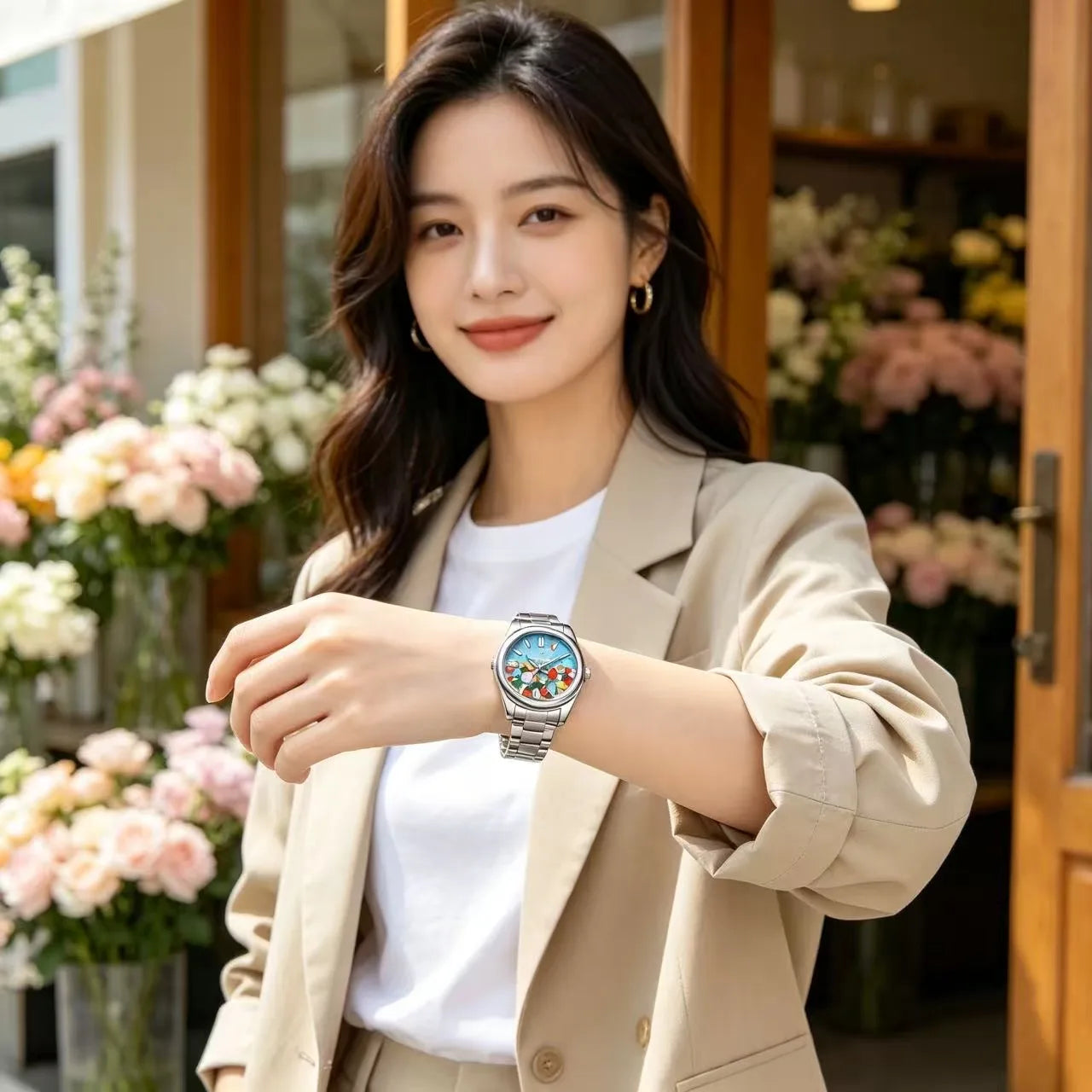 Luxury Waterproof High Quality Casual Stainless Steel Quartz Watches