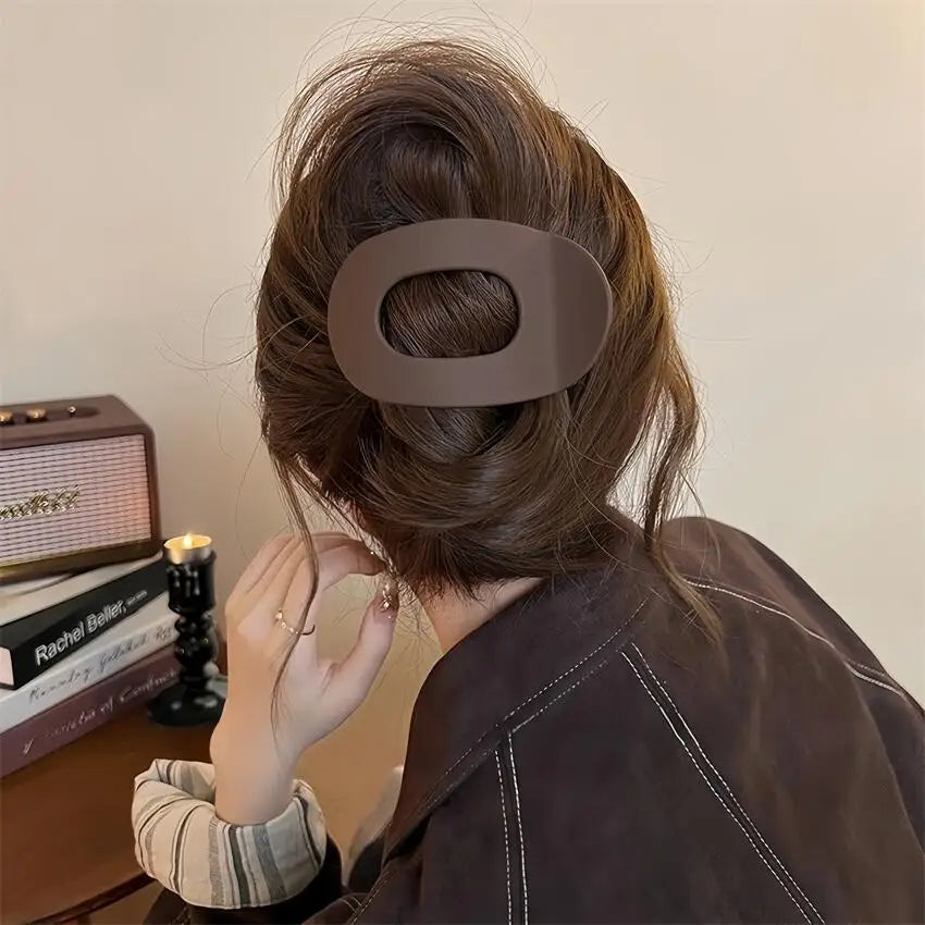 Korean Elegant Hair Claws Crab Matte Acetic Acid Hair Clip Spoon Hairgrip