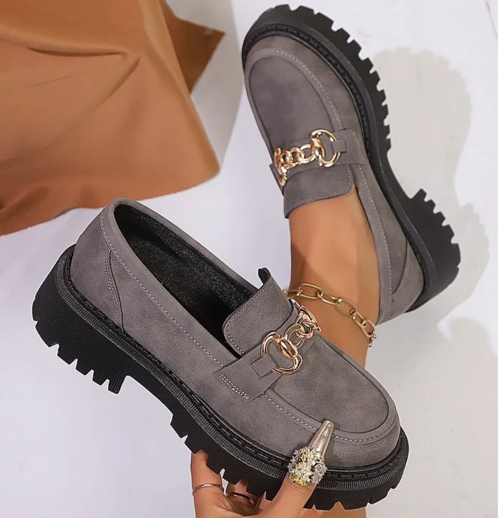 Retro Handmade Flats Suede Leather Casual Shoes