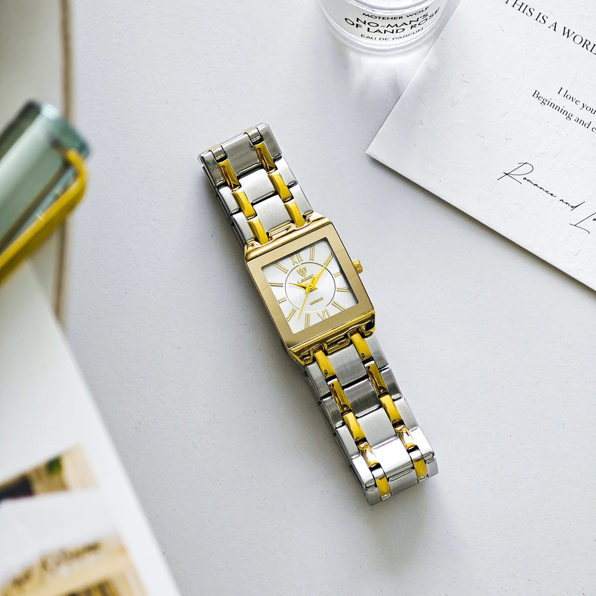 Luxury Automatic Stainless Steel Strap Watch