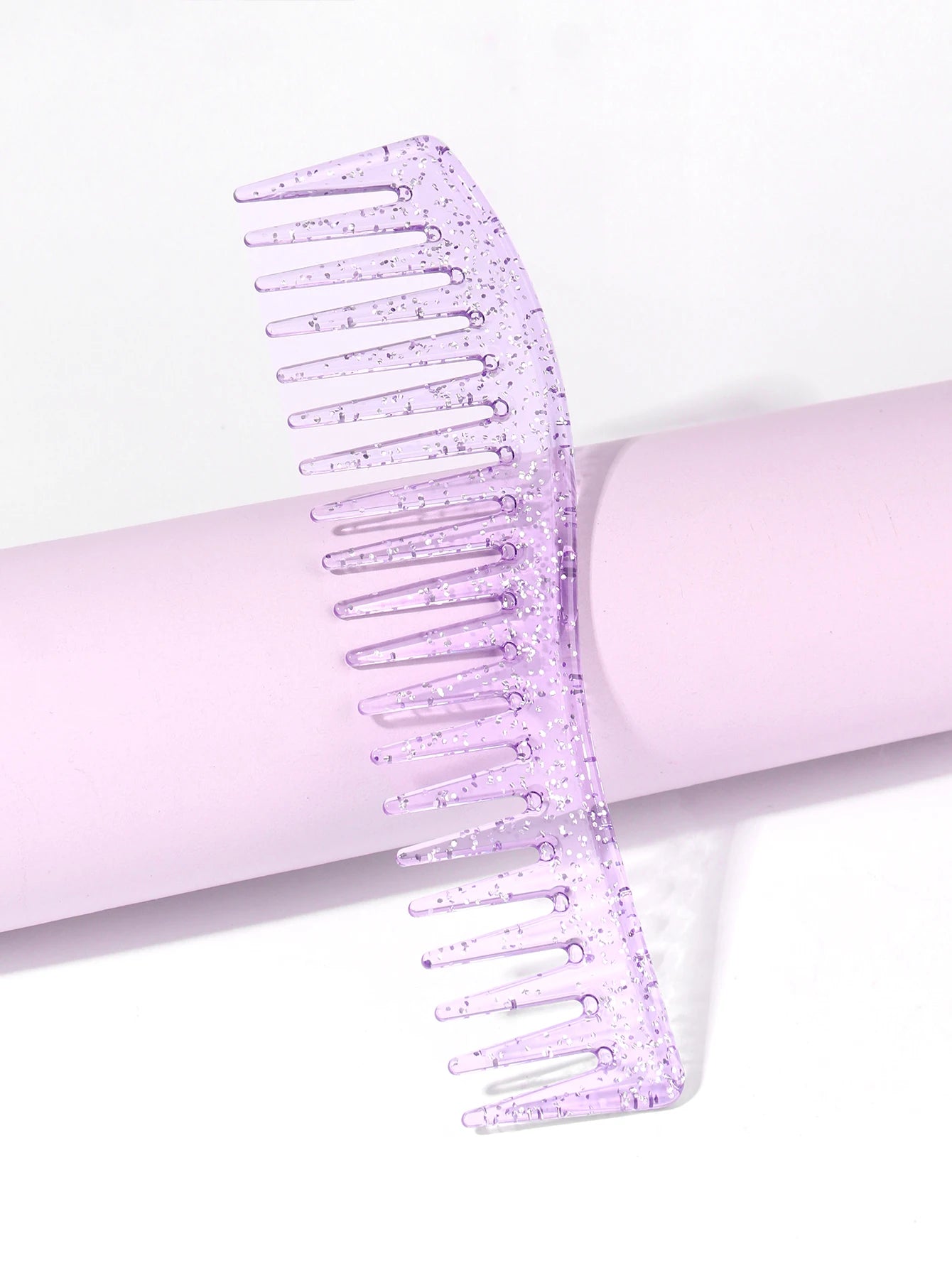 4pcs/1pcs crystal double-sided edge hair brush