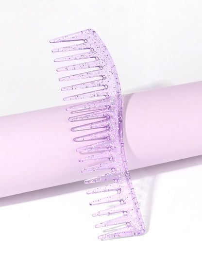 4pcs/1pcs crystal double-sided edge hair brush