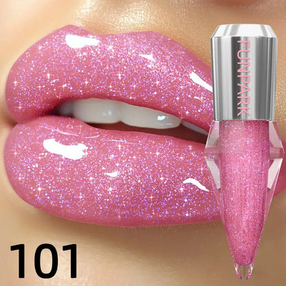 8 Color Glitter Shimmer Lip Gloss Moisturizing Sexy Lip