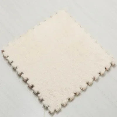 30*30CM Soft Plush Children Kids Rug Play Mat Puzzle Carpet