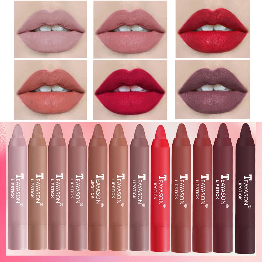 Matte lipstick smudge-proof daily moisturizing lipstick