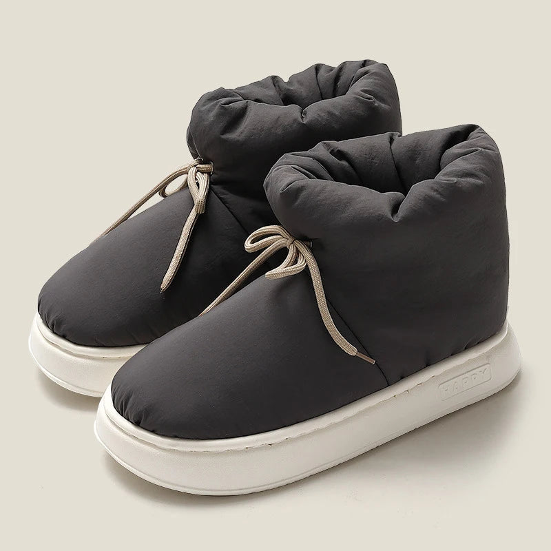 Warm Cotton Outdoor Non-slip Fur Ankle Snow Boots
