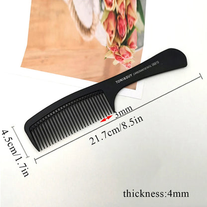 Black Flattop Hair Cutting Comb Hair Brush