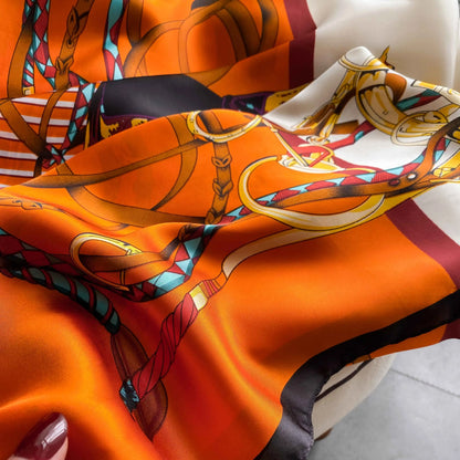 Pañuelos de seda para la cabeza