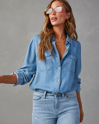 Casual Loose Denim Oversized Shirts