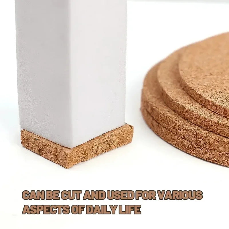 30/1PCS Coaster Natural Round Wooden Cup Mat