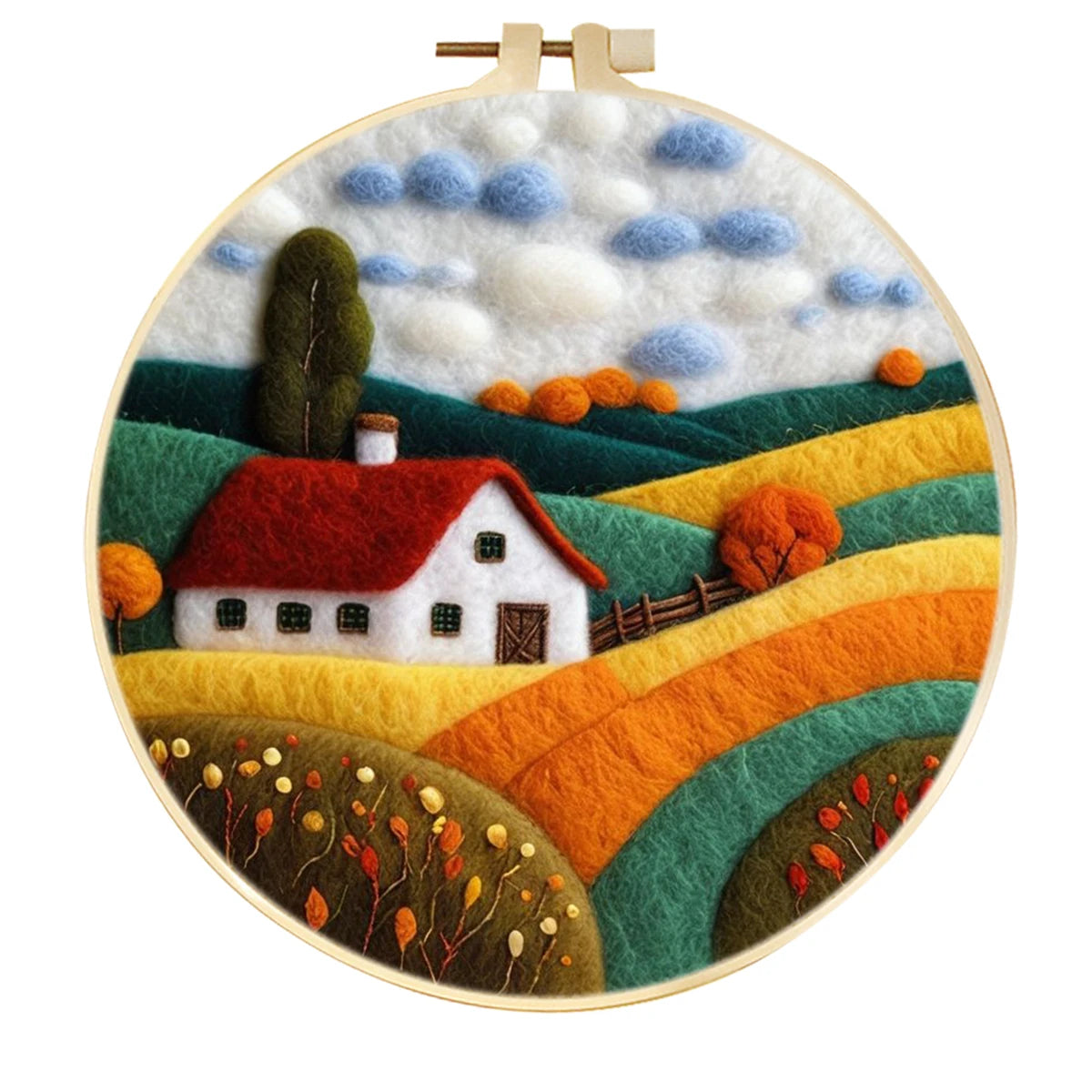 Needle Felting Kit Wool Painting Kit DIY Felt Wool Needle Felt Set