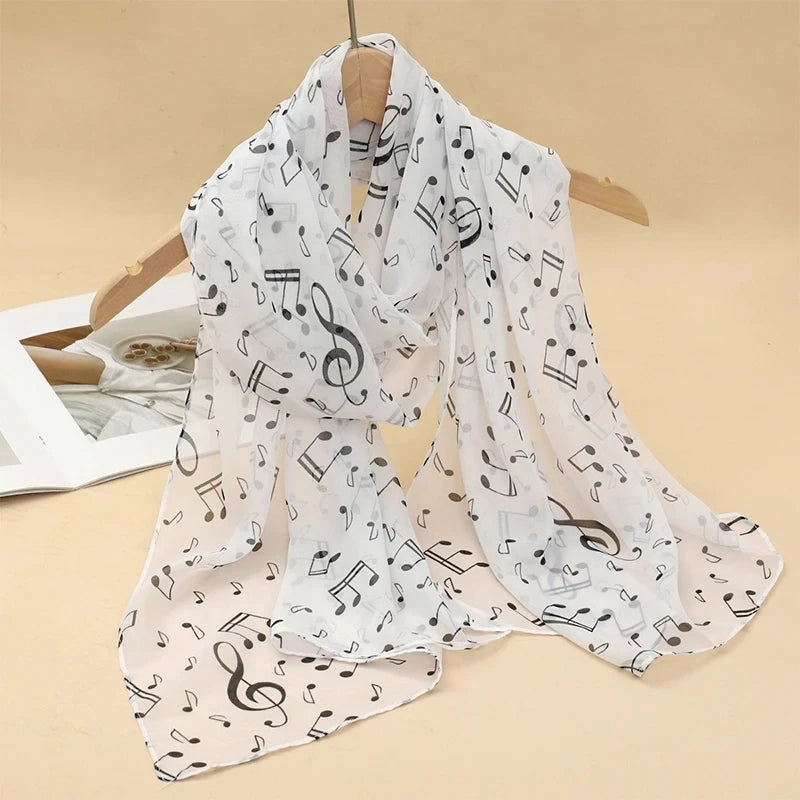 Chiffon Long Silk Scarf Turban