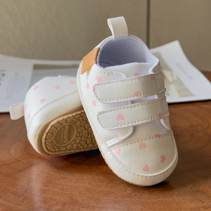 Leather Rubber Anti-slip Toddler First Walkers Shoes