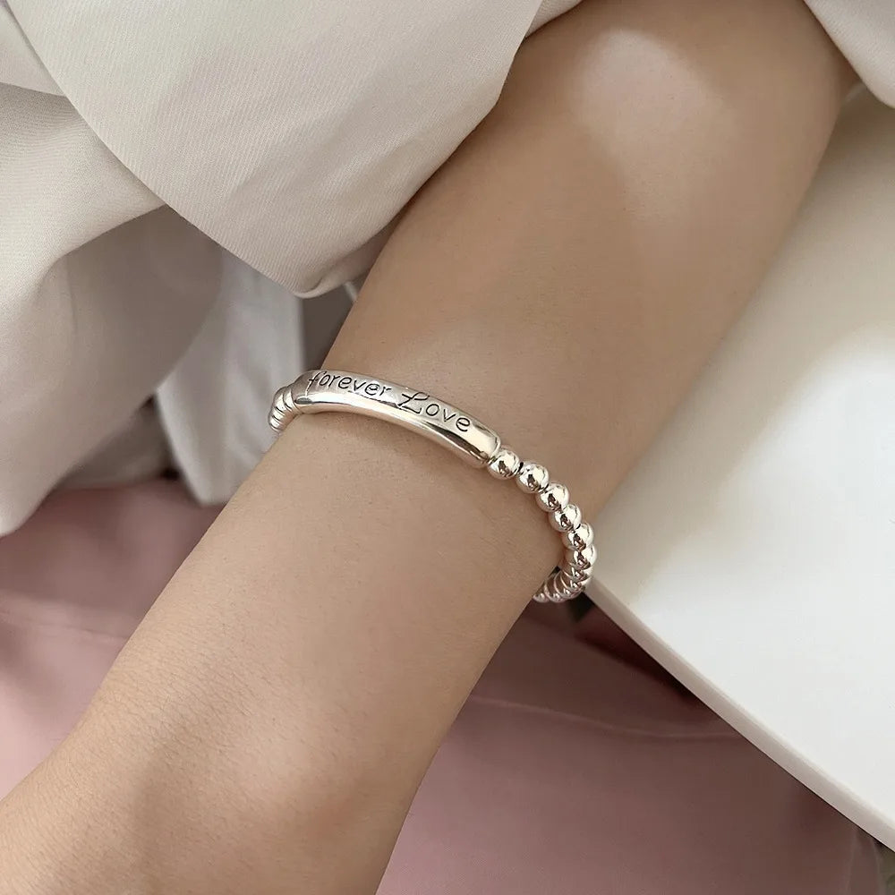 925 Sterling Silver Bangle Bracelet Set