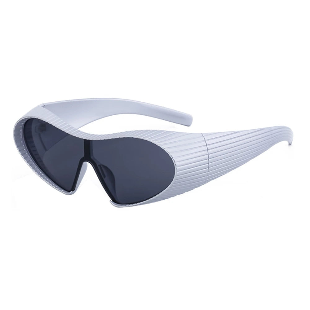 Irregular Frame Cat Eye Sports Cycling Sunglasses