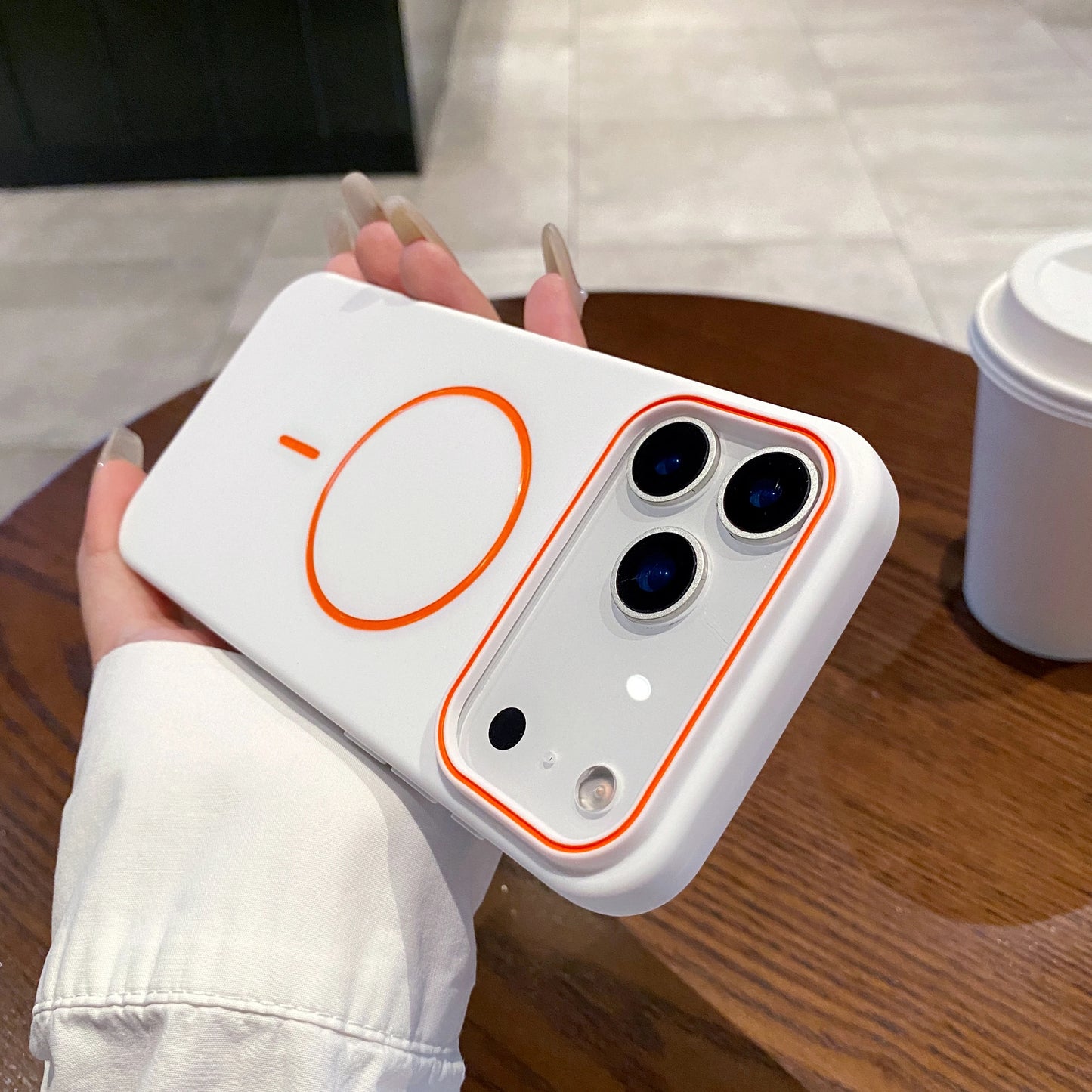 Luxury Magnetic Matte Soft iPhone Case Cover