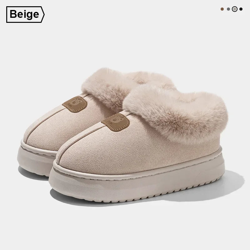 Fleece Lined Winter Slippers  C